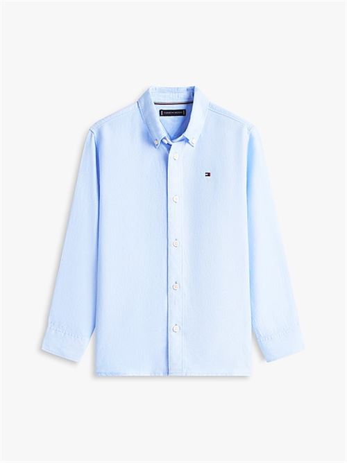 linen blend relaxed shirt ls TOMMY HILFIGER | KB0KB09550TC3Q